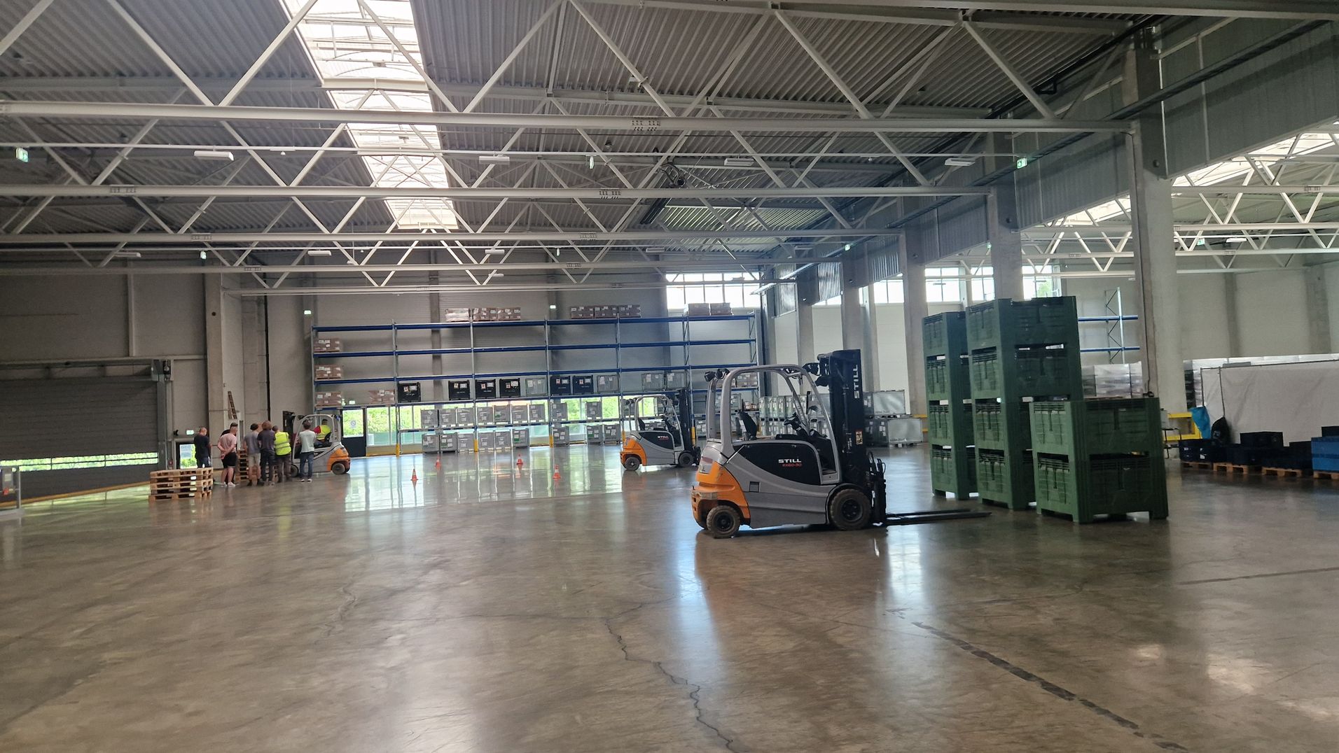 Verladung eines LKW mit Stapler